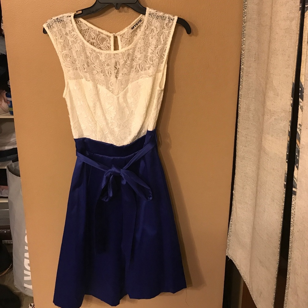 ModCloth Lace and Satin Dress